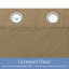 Paire de rideaux occultant 100% coton brossé avec œillets (2 panneaux)-100943800-100943794