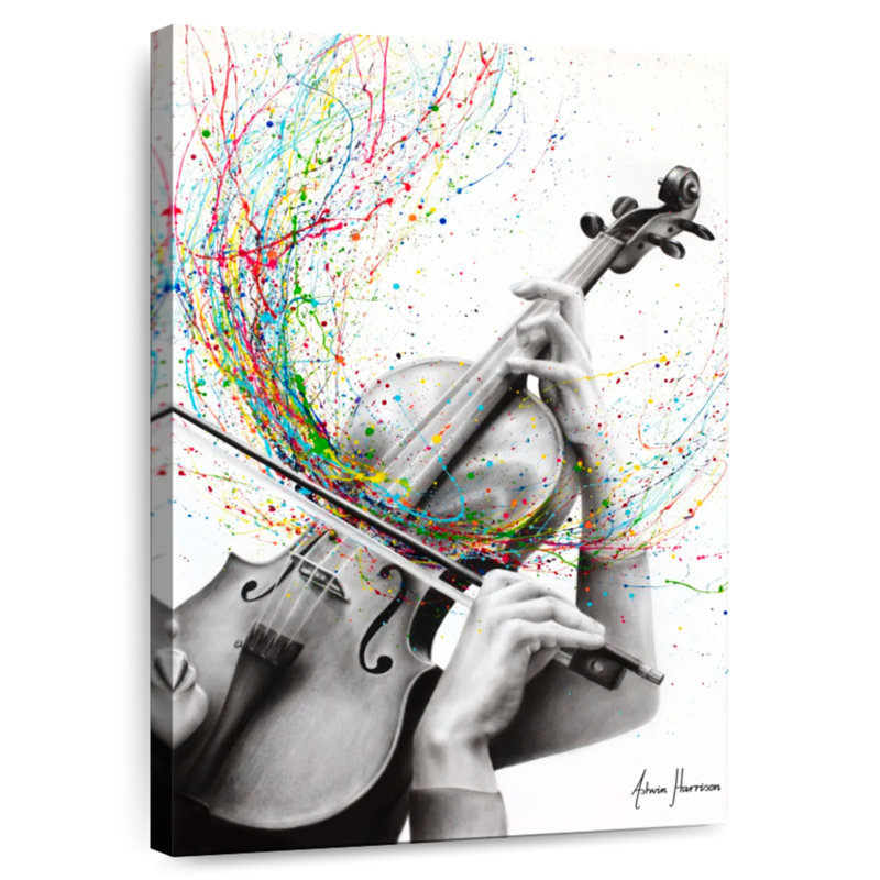 Abarca le violon seul, H 24 po x l 16 po