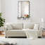 Wavy Rectangle Metal Framed Wall Accent Mirror-1085283137