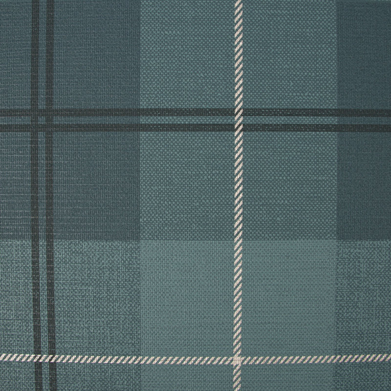 Ulu Plaid Wallpaper Roll, Green