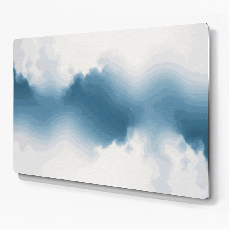 Minimalisme 92, art mural gris en métal, H 12 po x l 18 po