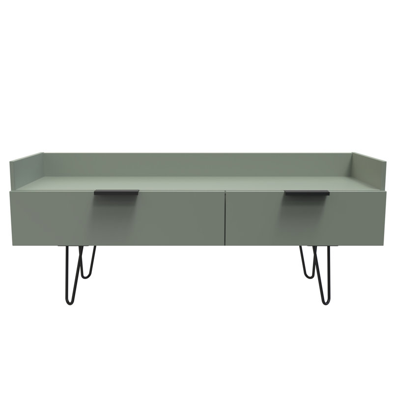 Taeyah 2 Drawer TV Unit, Green