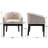 Belsford 19.25'' H Linen Upholstered Oak Armchair-1497969806-1497969807