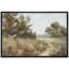 «Green Serene Landscape Country Decor», impression sur toile encadrée-109881732-109881734