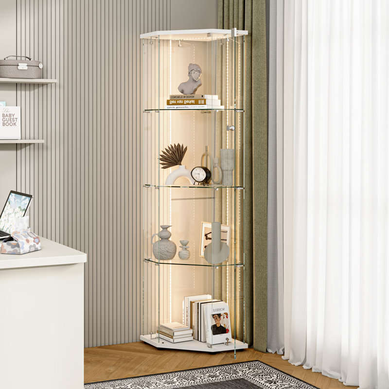 Display Cabinet, White