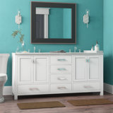 Souther 72" Double Bathroom Vanity Base Only