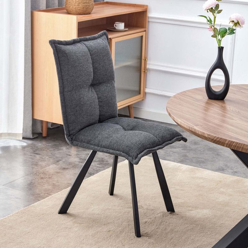 Upholstered Fabric Dining Chair, 2