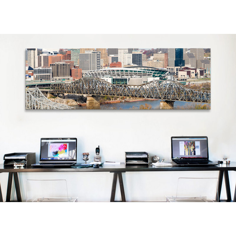 « paul brown stadium, cincinnati, hamilton county, ohio », reproduction de photo sur toile, H 16 po x l 48 po x P 1,5 po