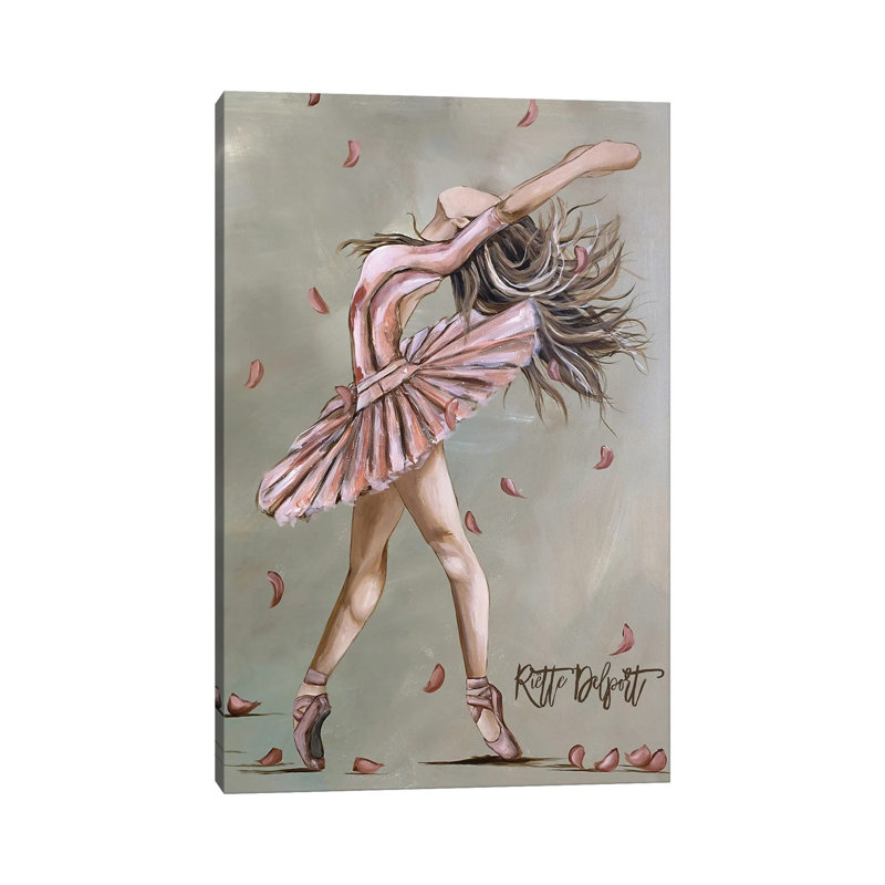 Ballerine dansante, H 12 po x l 8 po, Toile tendue, Ne s’applique pas