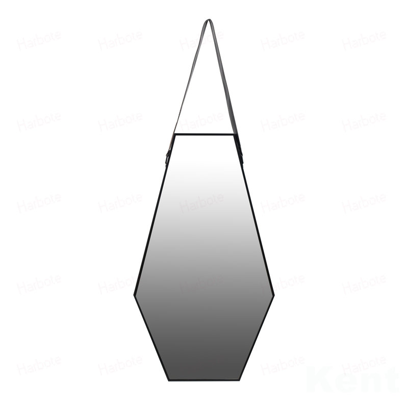 Miroir mural 18x1,6x31,5 "Hexagonal