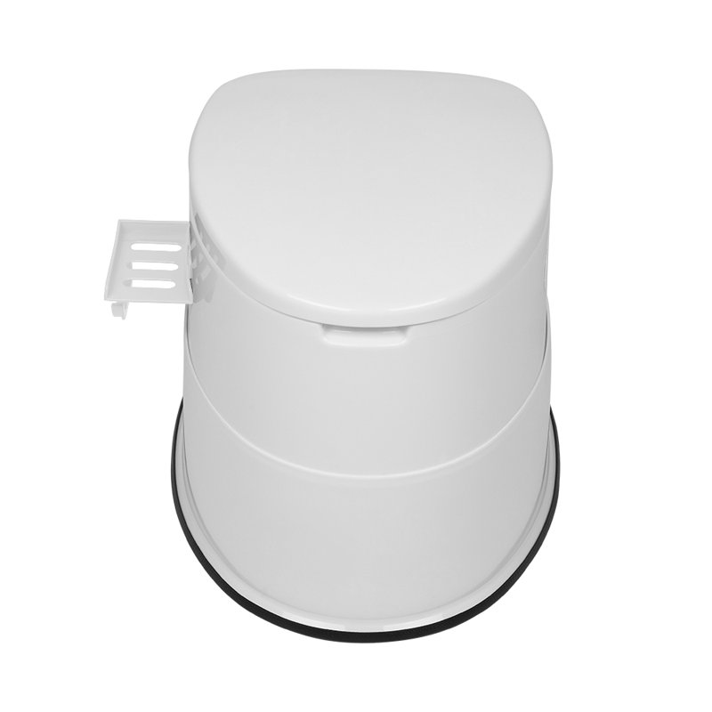 Symple Stuff Corvena 1.3L LPF Round Chair Height Floor Mounted Corner Toilet (Seat Included), White
