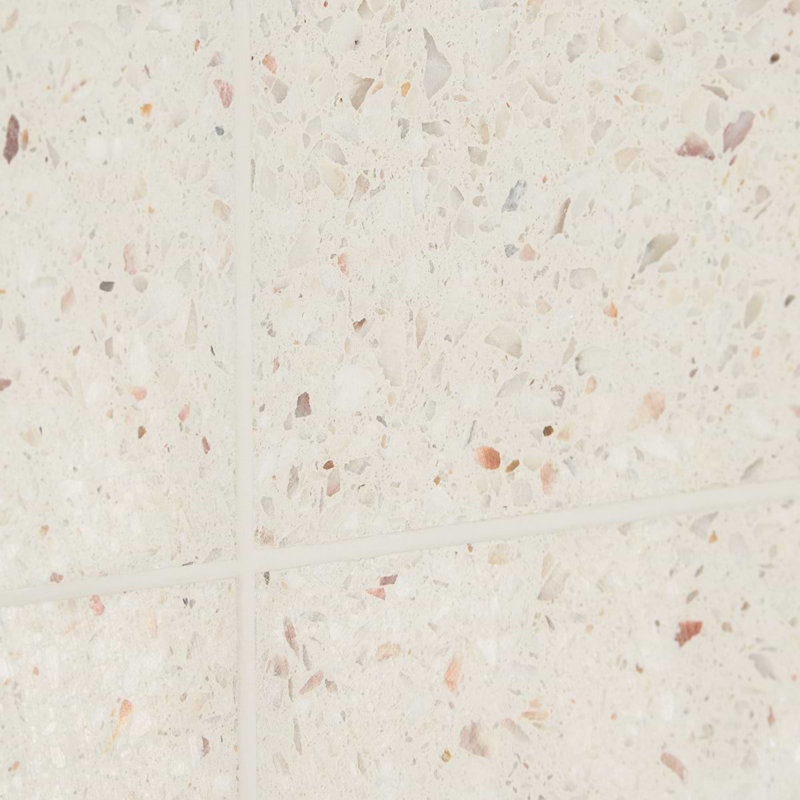 True Terrazzo 16x16 Polished Terrazzo Tile, Kashmir Beige