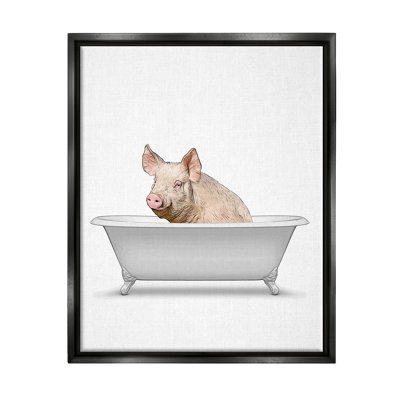 «Farm Pig Bath Bath Bath» par Annalisa Latella, impression
