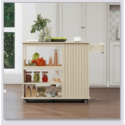 Versatile Rolling Kitchen Island Cart with Storage, Wine Rack, and Lockable Casters for Modern Kitchens, Dining Rooms, and Bars