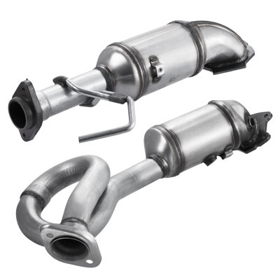 Catalytic Converter, 2 Pack, Compatible with 2012-2017 Jeep Wrangler 3.6L V6, Front, Replacement OE 641511, Stainless Steel Material High Flow Catalytic Converter, for Exhaust Gas Purification