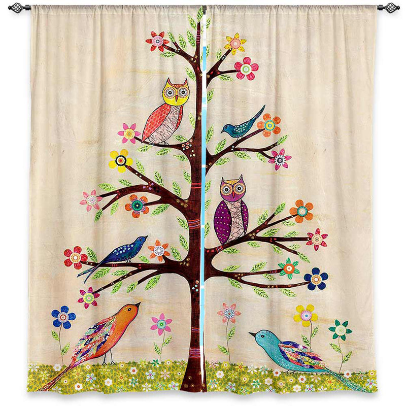 Panneaux de rideaux assombris de chambre synthétique Dunnell, l 40 po x L 52 po