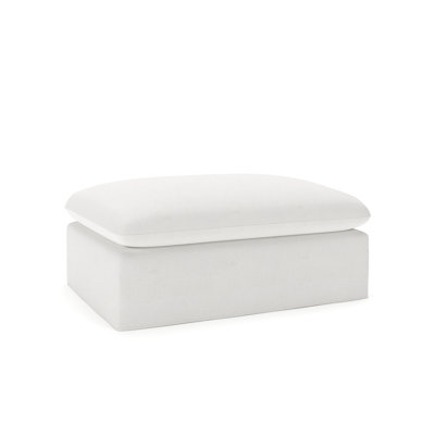 Luna Slipcovered Ottoman And A Half