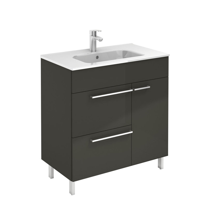 Ensemble de meuble-lavabo de salle de bain simple 32 po Northlake, Anthracite