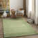 Dolma Handmade Hand Loomed Wool Medium Green Area Rug