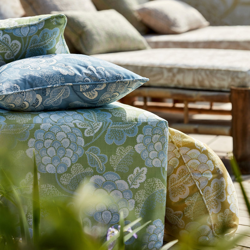 Flourish Fabric, Green