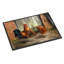 Tapis d'extérieur antidérapant Wanamie Rooster and Chickens-309862540
