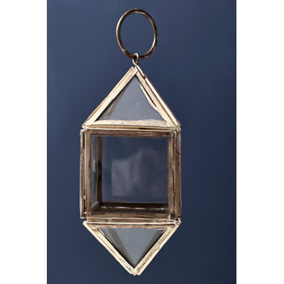 6'' H Glass Tabletop Lantern