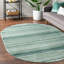 Tapis vert / gris à rayures Osteen-1469691261-1469691142