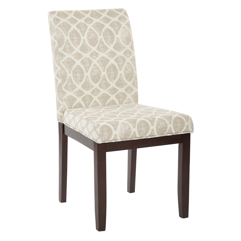 chaise de salle à manger rembourrée parsons Hoyt, Sable