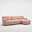 Canapé modulaire à assise profonde, canapé en forme de L moderne pour la maison