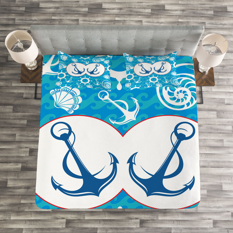 Bedspread Set with Shams, 220 x 264 cm