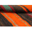 Tapis rayé en laine 7 x 11