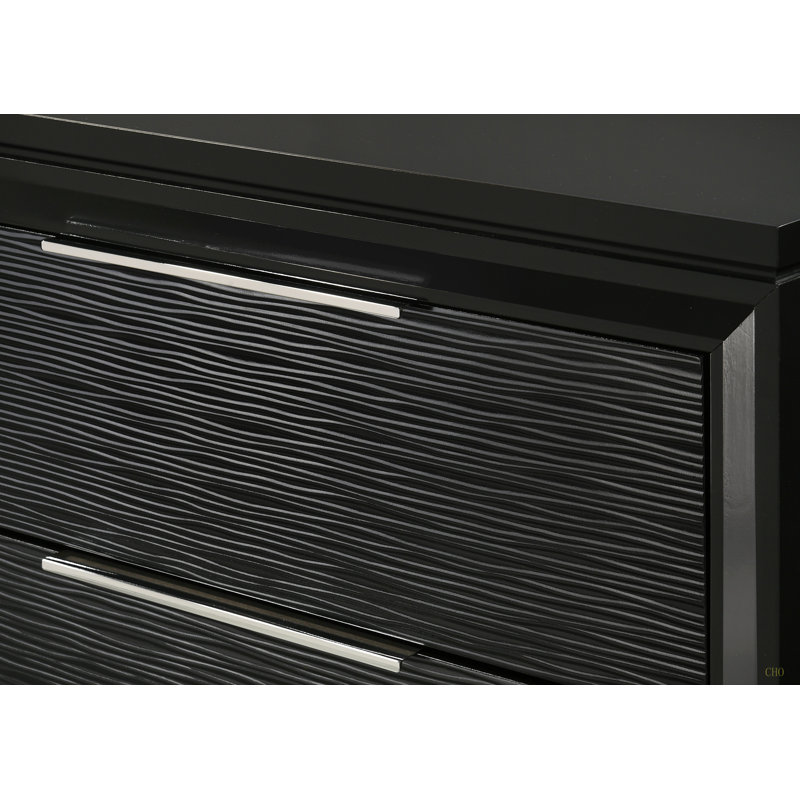 Table de chevet avec rangement à 2 tiroirs 1Pc