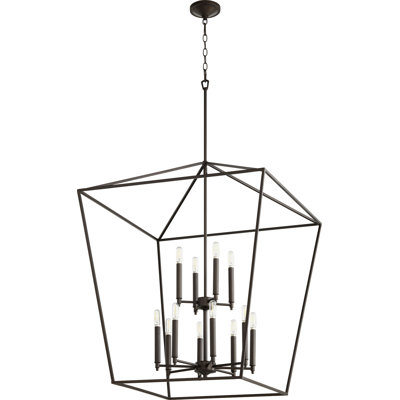 Lustre géométrique à 12 lumières Arletta