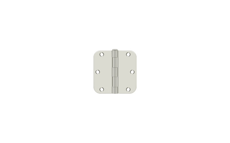 Steel Butt Bearing Hinge, Bright Nickel