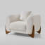 Fauteuil d'appoint Morgan Boucle-1018393814