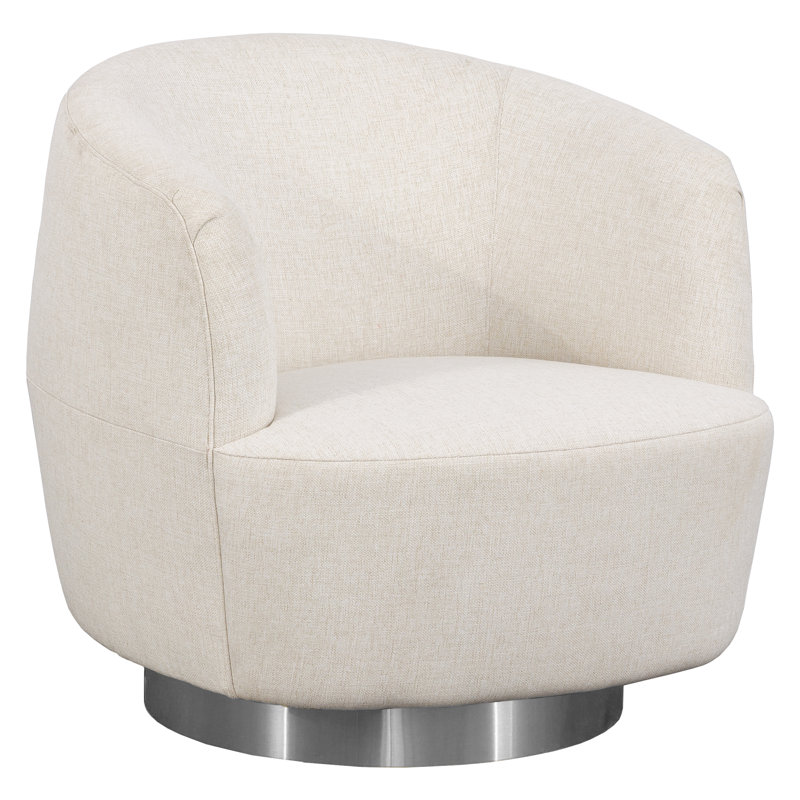 Dhalia Chair, Swivel, Tobacco, Linen (3156 72)