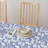 Table Runner, 100% Cotton, 16X108", Swirly Blue Vines-1510761617