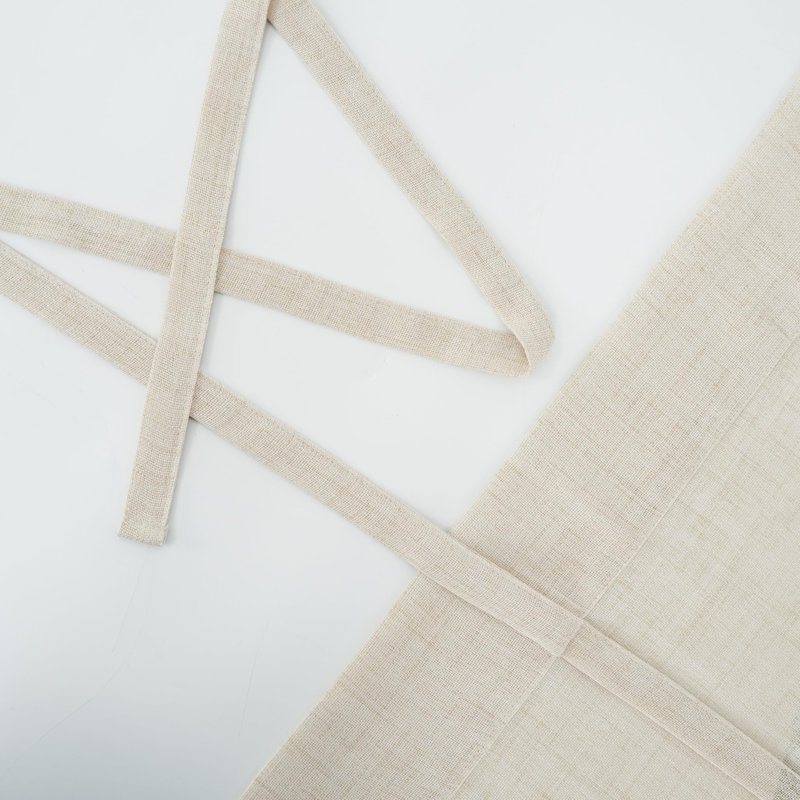 Rideau semi-transparent Merissa, L 39 po x L 55 po, Beige