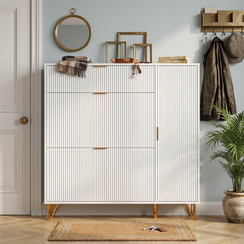 22 Pair Shoe Storage Cabinet