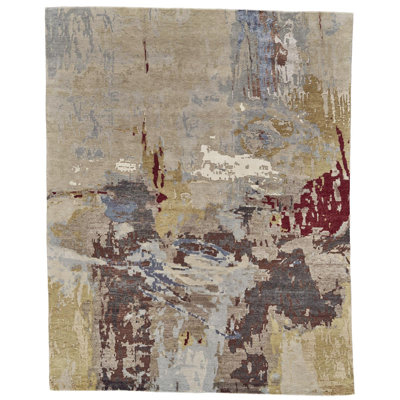 Tarlisha Modern WatercoTarlisha Ivory Area Rug