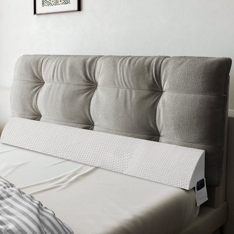 Triangular Cushion, White, 15cm x 120cm