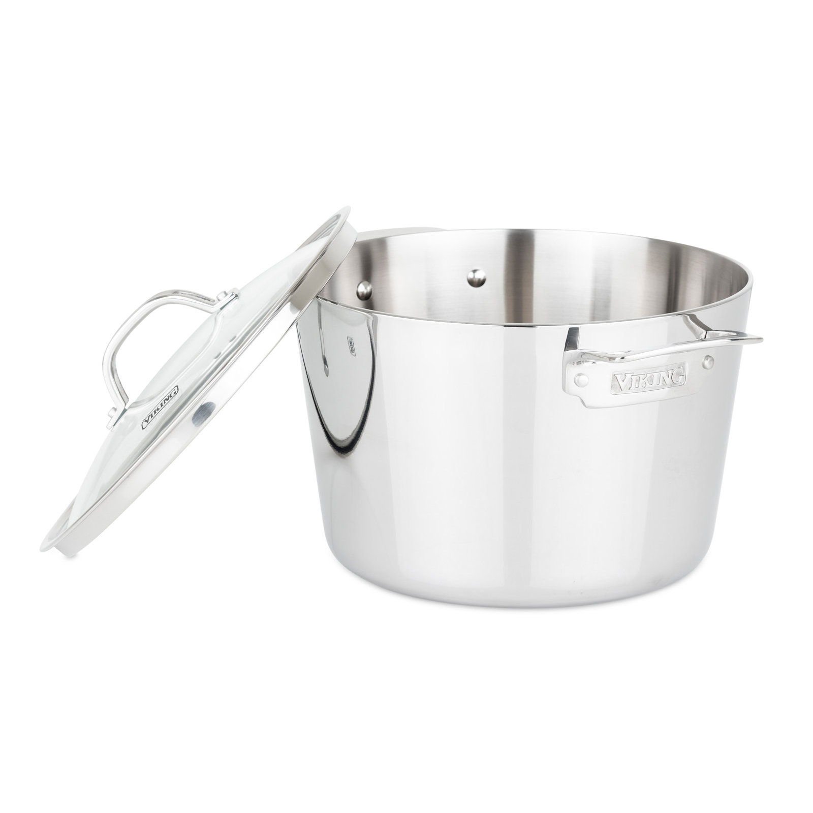 Viking Contemporary 3-Ply Stainless Steel 7-Piece Cookware Set