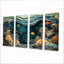 Averyanna - art mural corail - ensemble d'art mural moderne-229324505