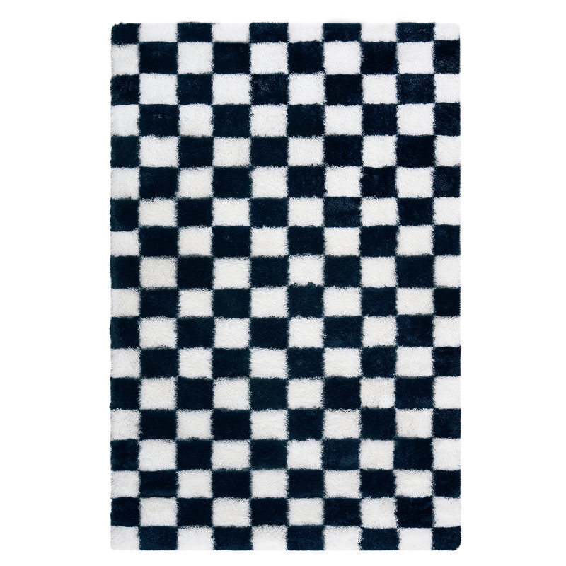 Abstract Rug Checkerboard Area Carpet Machine Washable Non-slip Stain Resistant Rugs for BedroomNurseryLiving RoomHome Office