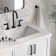 Ariel Kelly 61 Inch Double Rectangular Sink Bathroom Vanity With Pure White Quartz Countertop In Oak