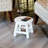 Solid + Manufactured Wood Accent Stool-2039054877