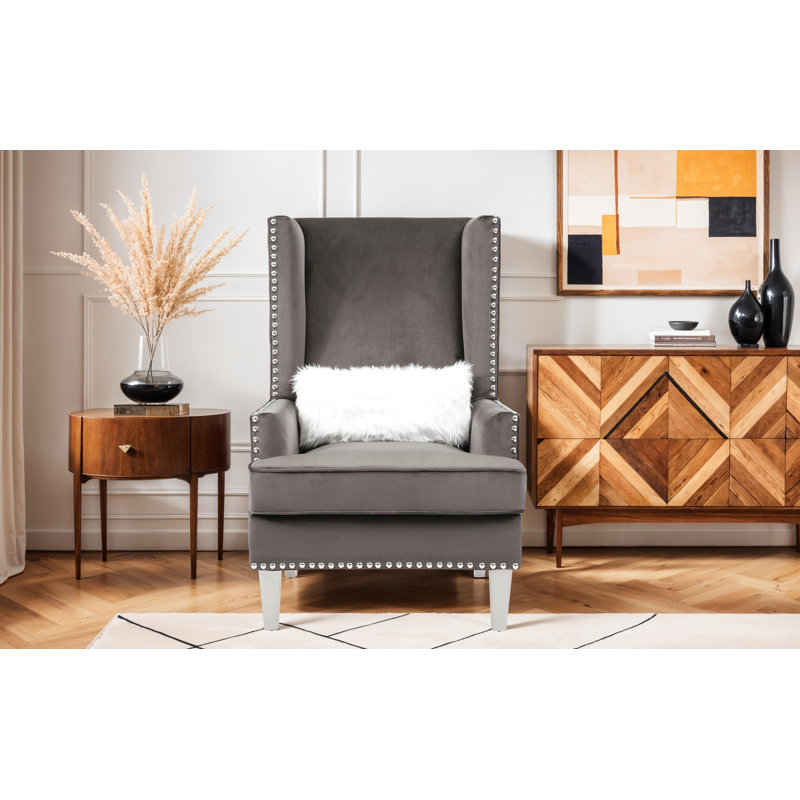 Fauteuil Monieke, Gris foncé