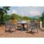 Chaise de patio avec accoudoirs