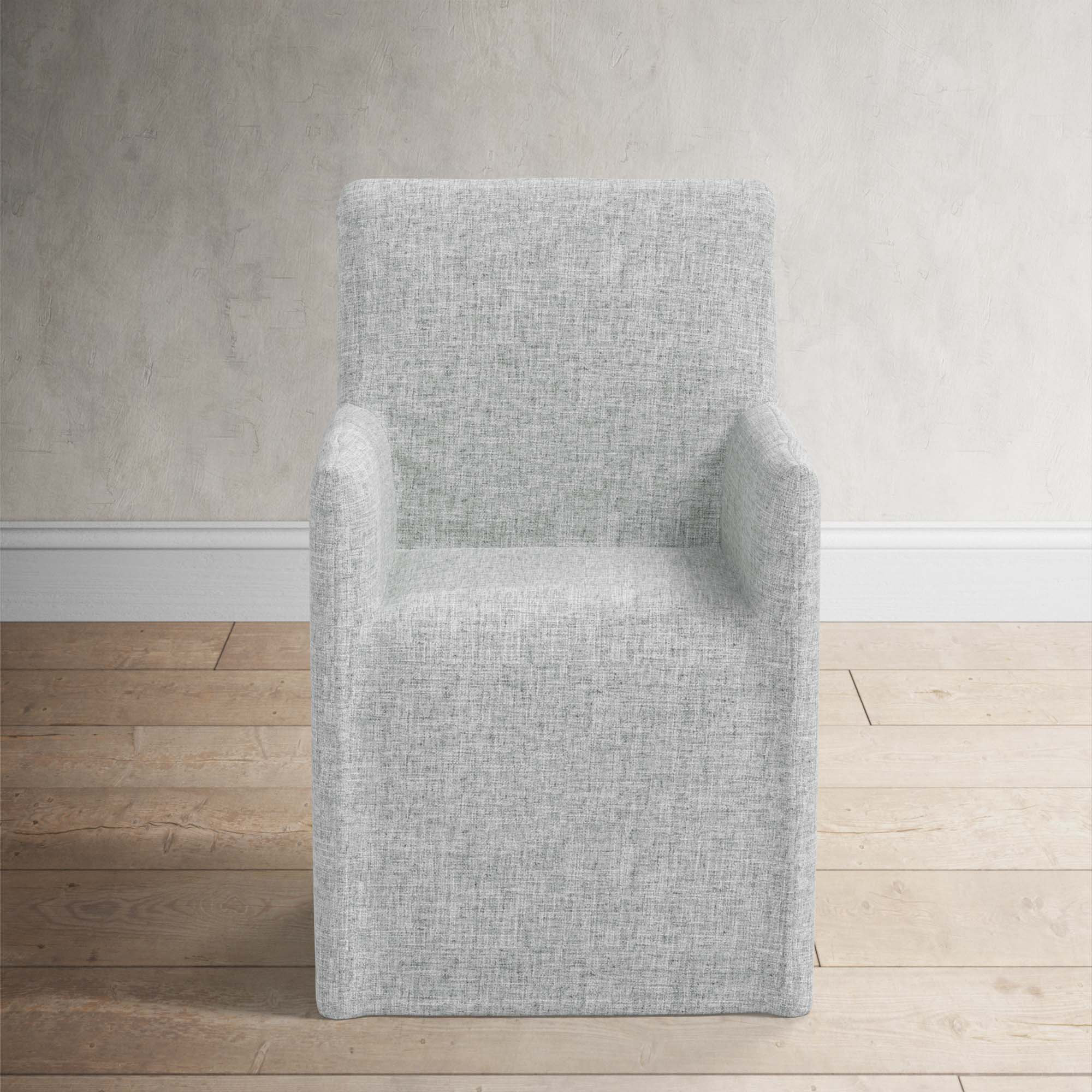 Ivanka Dining Chair, Zuma Pumice Textured Linen