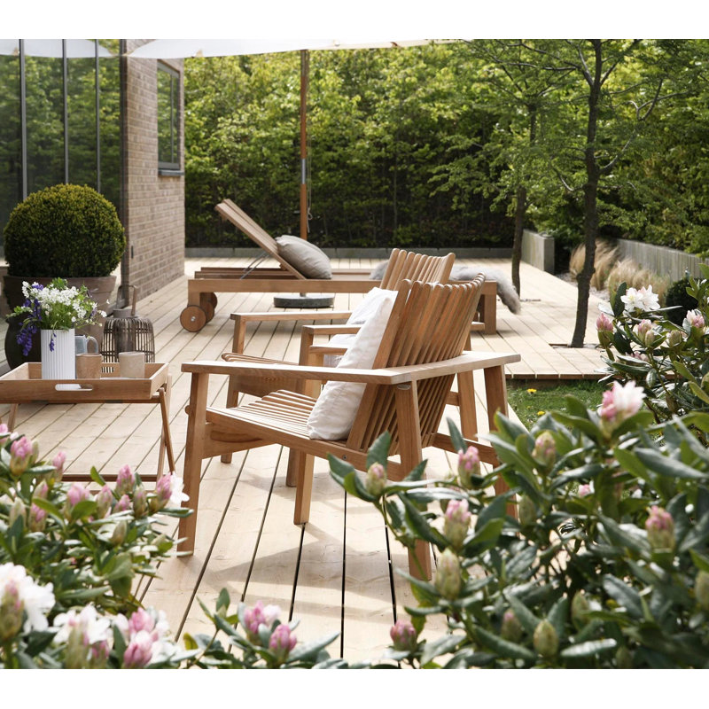 Amaze Teak Patio Chair with Cushions